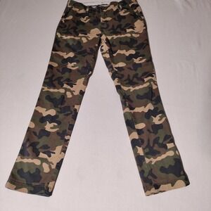 GAP Girlfriend Chino‎ Pants Women's Size 2 (29"x27.5") Camouflage Print Casual